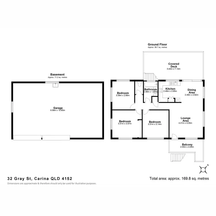 Floorplan of Homely house listing, 32 Gray Street, Carina QLD 4152