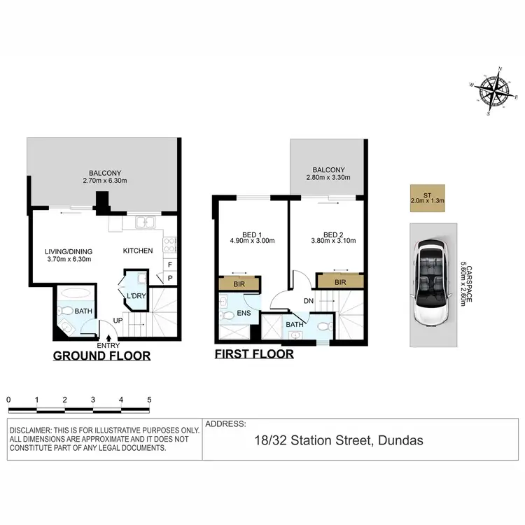 Floorplan of Homely apartment listing, 18/32 Station Street, Dundas NSW 2117