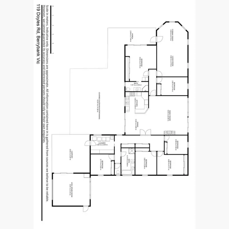 Floorplan of Homely rural property listing, 119 Doyles Road, Berrybank VIC 3323
