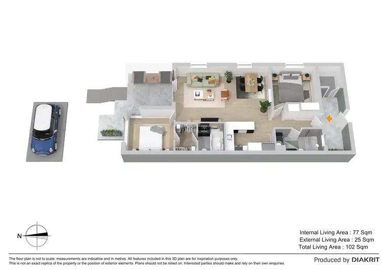 Floorplan of Homely unit listing, 5/275 Cornwall Street, Greenslopes QLD 4120