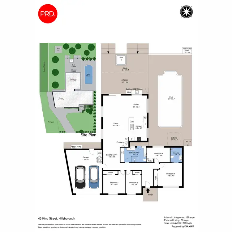 Floorplan of Homely house listing, 43 King Street, Hillsborough NSW 2290