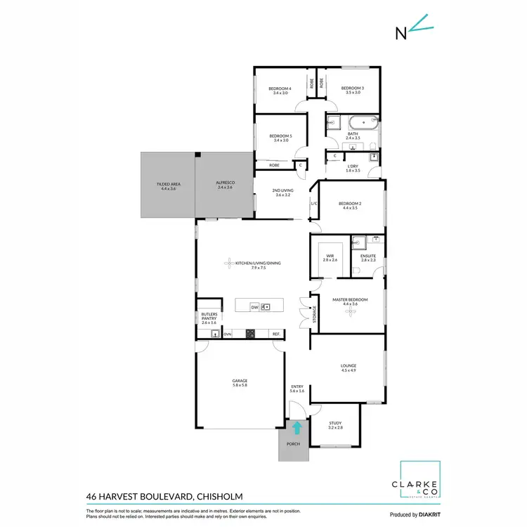 Floorplan of Homely house listing, 46 Harvest Boulevard, Chisholm NSW 2322
