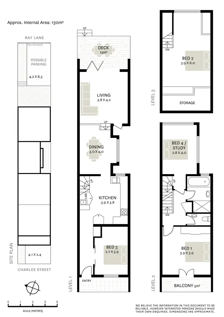 Floorplan of Homely house listing, 58 Charles Street, Erskineville NSW 2043