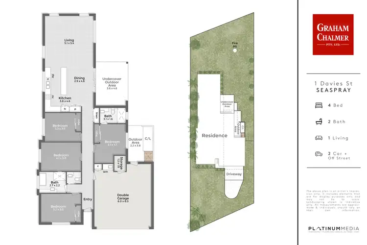 Floorplan of Homely house listing, 1 Davies Street, Seaspray VIC 3851