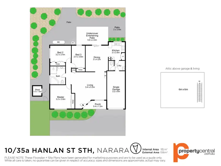 Floorplan of Homely villa listing, 10/35a Hanlan Street South, Narara NSW 2250
