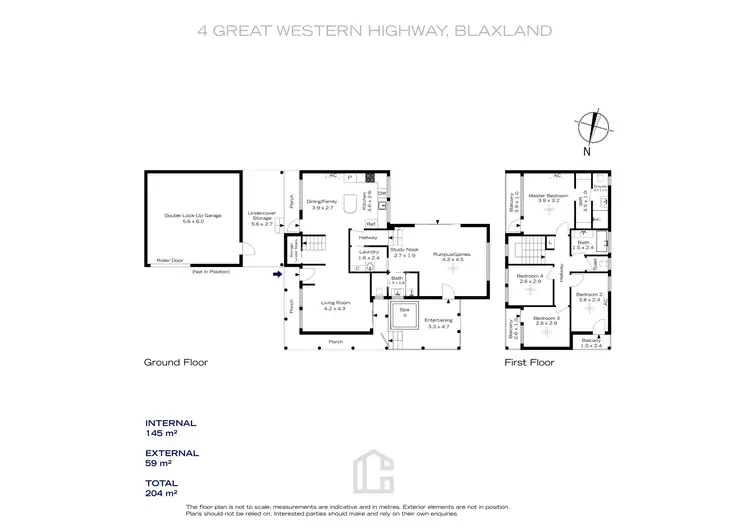 Floorplan of Homely house listing, 4 Great Western Highway, Blaxland NSW 2774