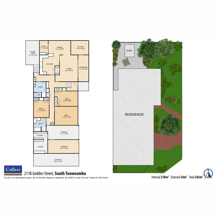 Floorplan of Homely house listing, 211B Geddes Street, South Toowoomba QLD 4350