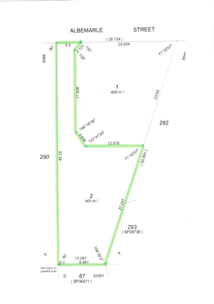 Floorplan of Homely land listing, 33A Albemarle Street, Scarborough WA 6019