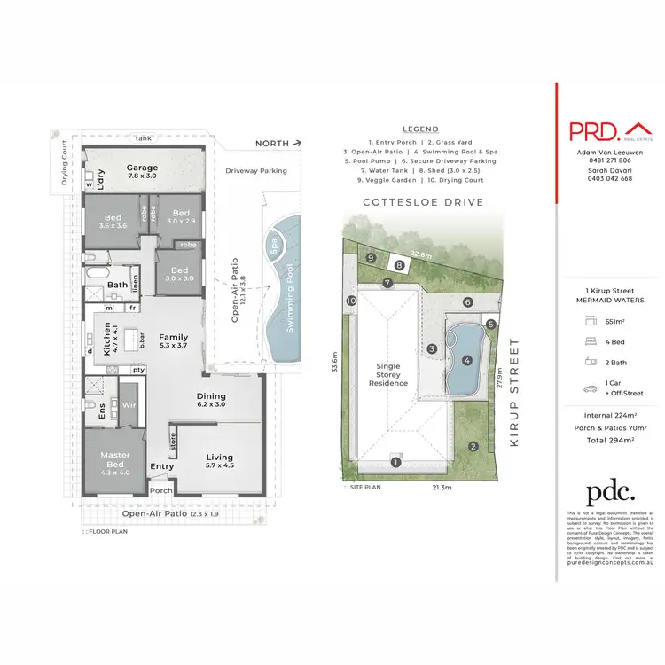 Floorplan of Homely house listing, 1 Kirup Street, Mermaid Waters QLD 4218