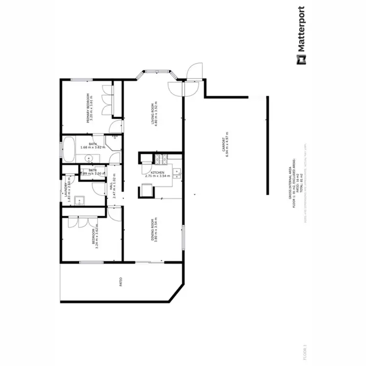 Floorplan of Homely villa listing, 1/51 Burton Retreat, Stratton WA 6056
