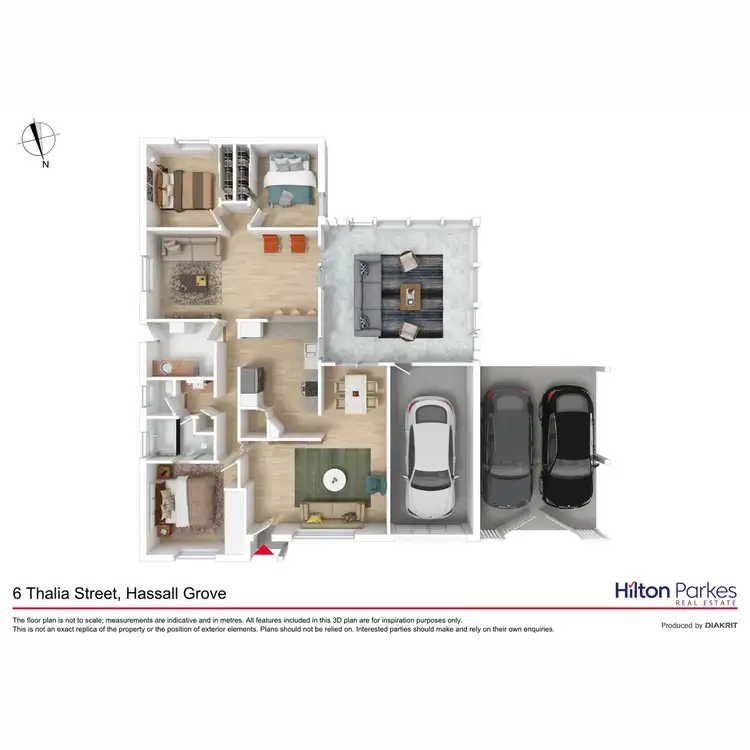 Floorplan of Homely house listing, 6 Thalia Street, Hassall Grove NSW 2761
