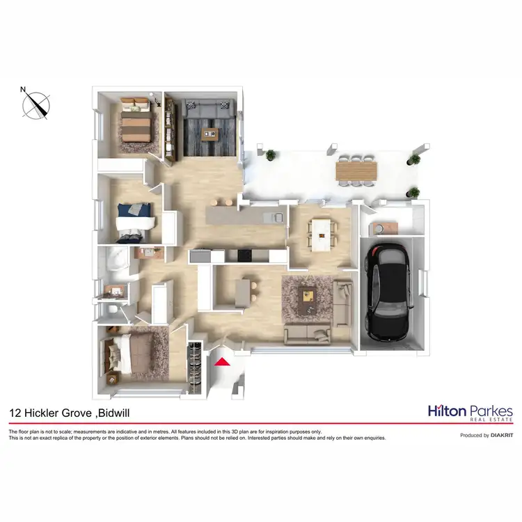 Floorplan of Homely house listing, 12 Hickler Grove, Bidwill NSW 2770
