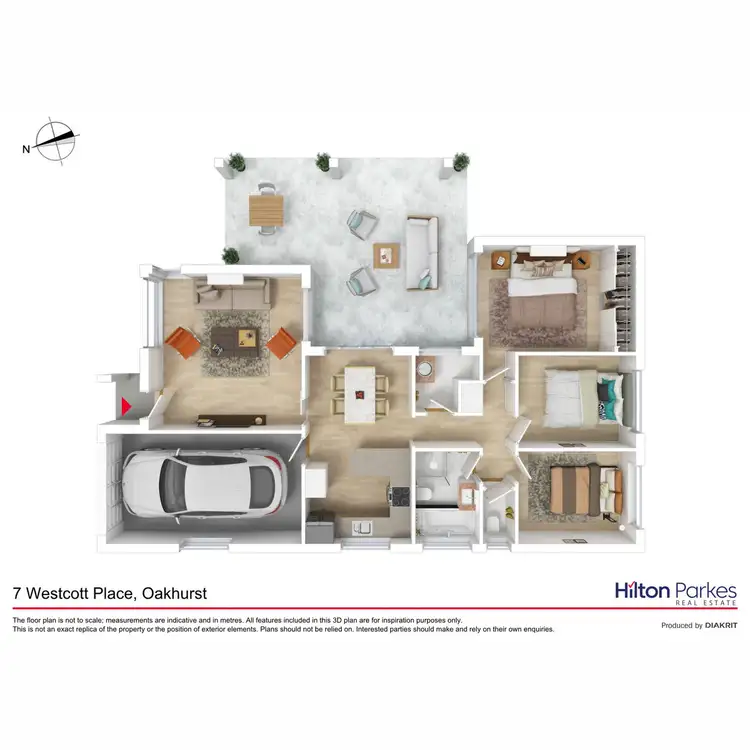 Floorplan of Homely house listing, 7 Westcott Place, Oakhurst NSW 2761