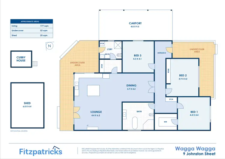 Floorplan of Homely house listing, 9 Johnston Street, Wagga Wagga NSW 2650