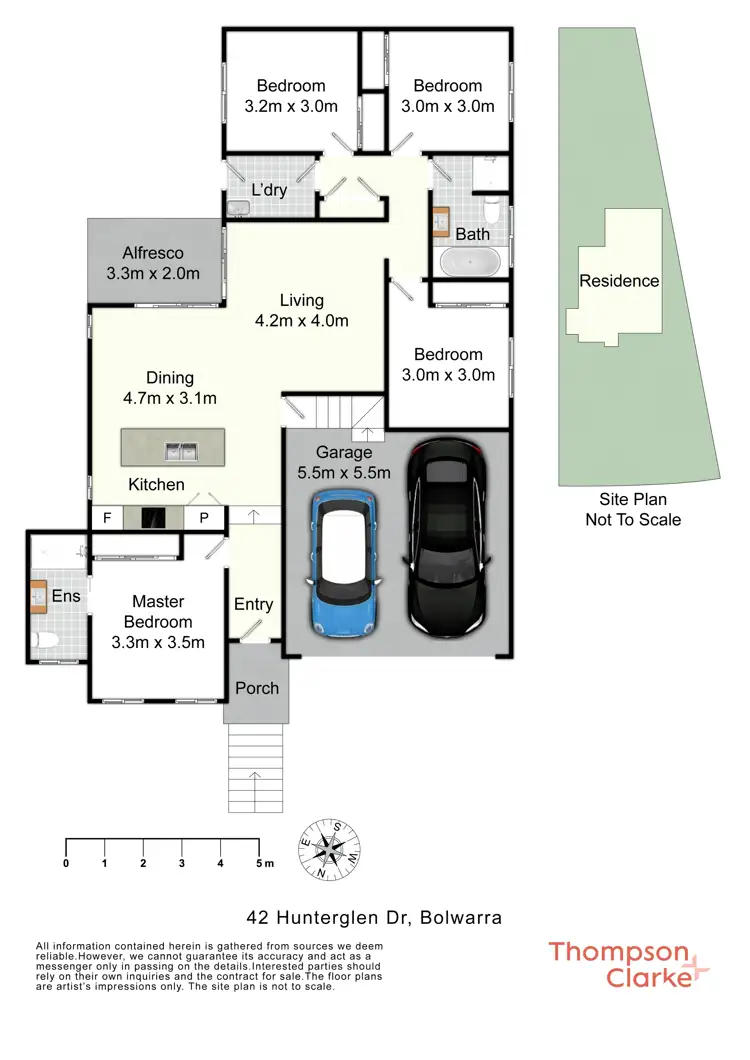 Floorplan of Homely house listing, 42 Hunterglen Drive, Bolwarra NSW 2320