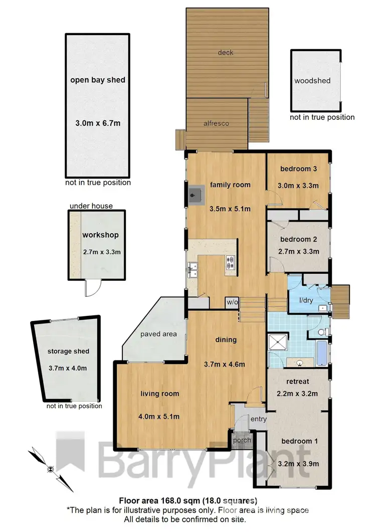 Floorplan of Homely house listing, 13 Victor Road, Clematis VIC 3782