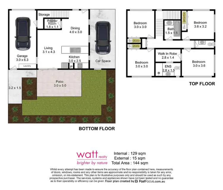Floorplan of Homely townhouse listing, 11/76 Graham Road, Carseldine QLD 4034