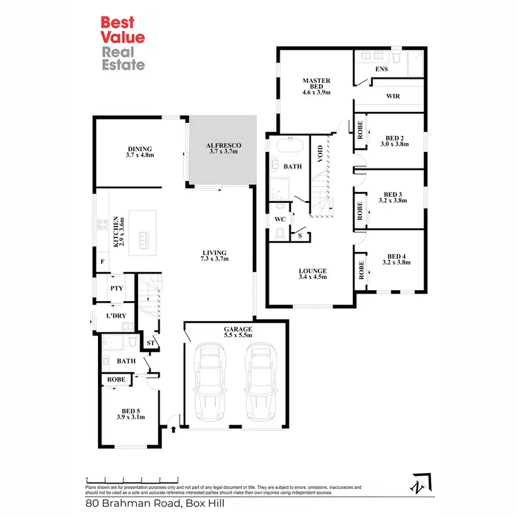 Floorplan of Homely house listing, 80 Brahman Road, Box Hill NSW 2765
