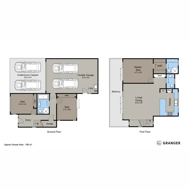 Floorplan of Homely townhouse listing, 2/24 William Street, Mccrae VIC 3938