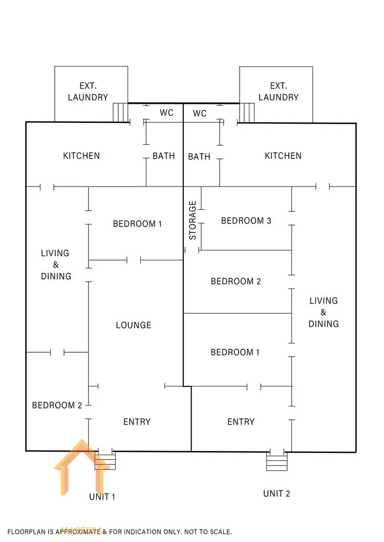 Floorplan of Homely block of units listing, 43 Constance Street, Mareeba QLD 4880