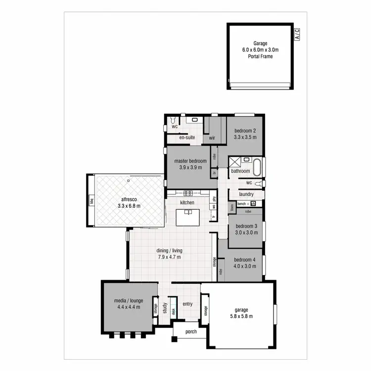 Floorplan of Homely house listing, 15 Webcke Crescent, Kleinton QLD 4352