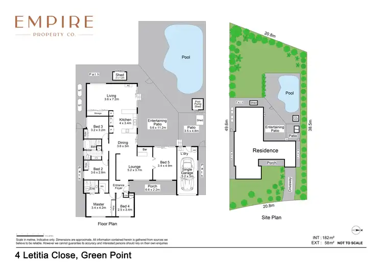 Floorplan of Homely house listing, 4 Letitia Close, Green Point NSW 2251