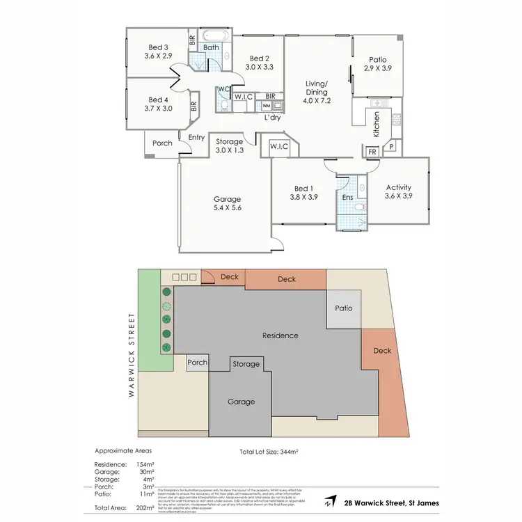 Floorplan of Homely house listing, 2C Warwick Street, St James WA 6102