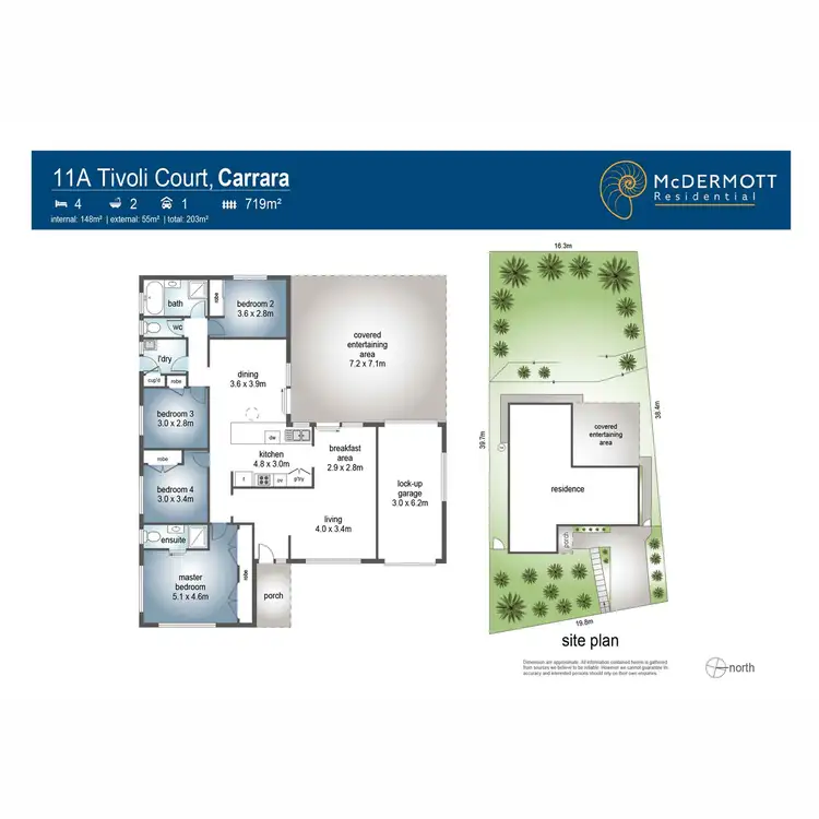 Floorplan of Homely house listing, 11a Tivoli Court, Carrara QLD 4211