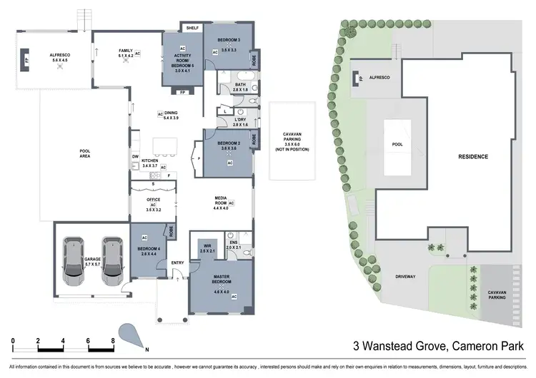 Floorplan of Homely house listing, 3 Wanstead Grove, Cameron Park NSW 2285