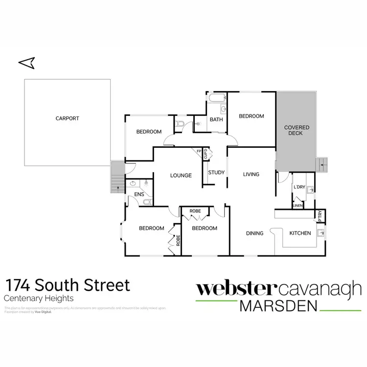Floorplan of Homely house listing, 174 South Street, Centenary Heights QLD 4350
