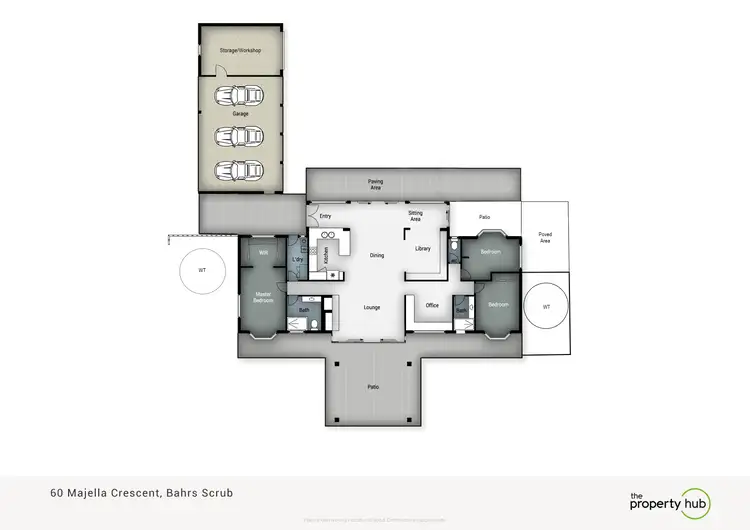Floorplan of Homely house listing, 60 Majella Crescent, Bahrs Scrub QLD 4207