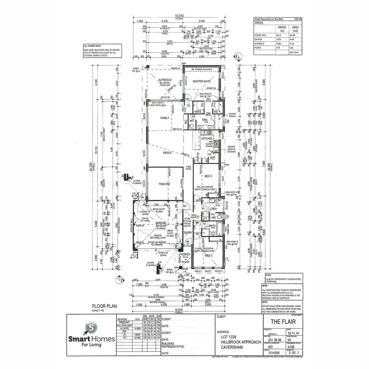 Floorplan of Homely house listing, 13 Hillbrook Approach, Caversham WA 6055