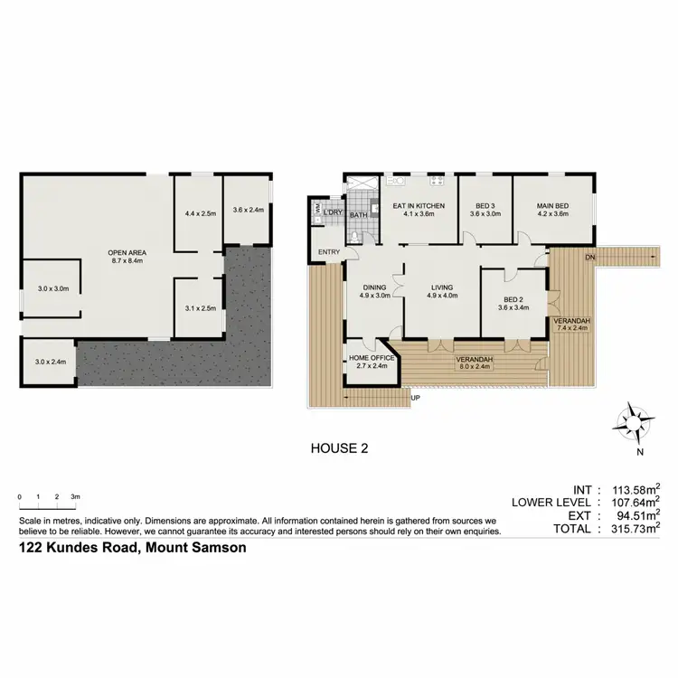 Floorplan of Homely house listing, 122 Kundes Road, Mount Samson QLD 4520