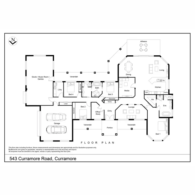 Floorplan of Homely house listing, 543 Curramore Road, Curramore QLD 4552