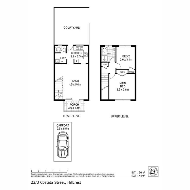 Floorplan of Homely unit listing, 22/3 Costata Street, Hillcrest QLD 4118