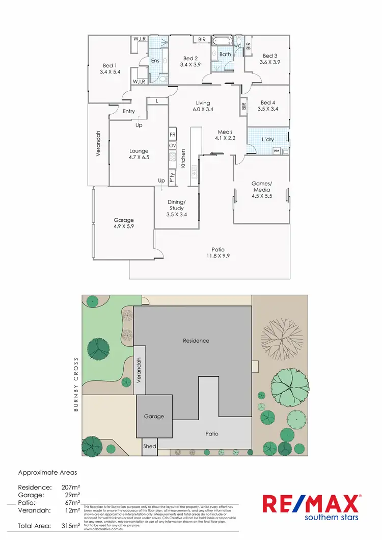 Floorplan of Homely house listing, 3 Burnby Cross, Leeming WA 6149