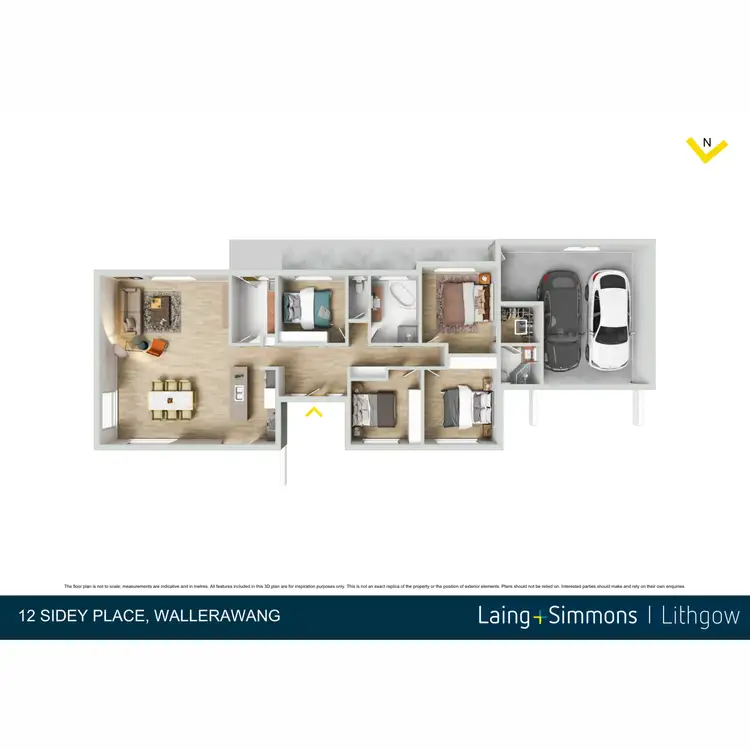 Floorplan of Homely house listing, 12 Sidey Place, Wallerawang NSW 2845