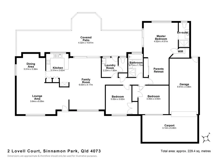 Floorplan of Homely house listing, 2 Lovell Court, Sinnamon Park QLD 4073