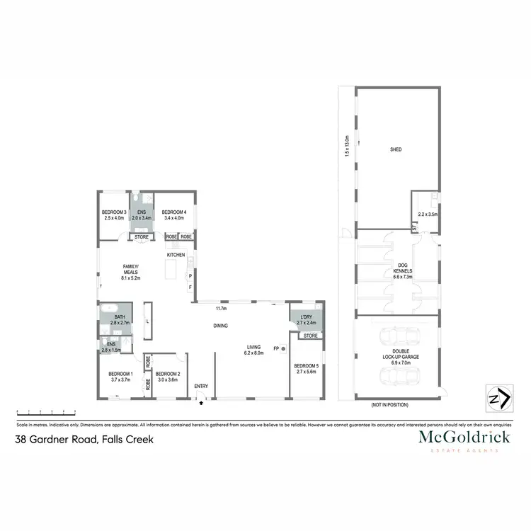 Floorplan of Homely house listing, 38 Gardner Road, Falls Creek NSW 2540