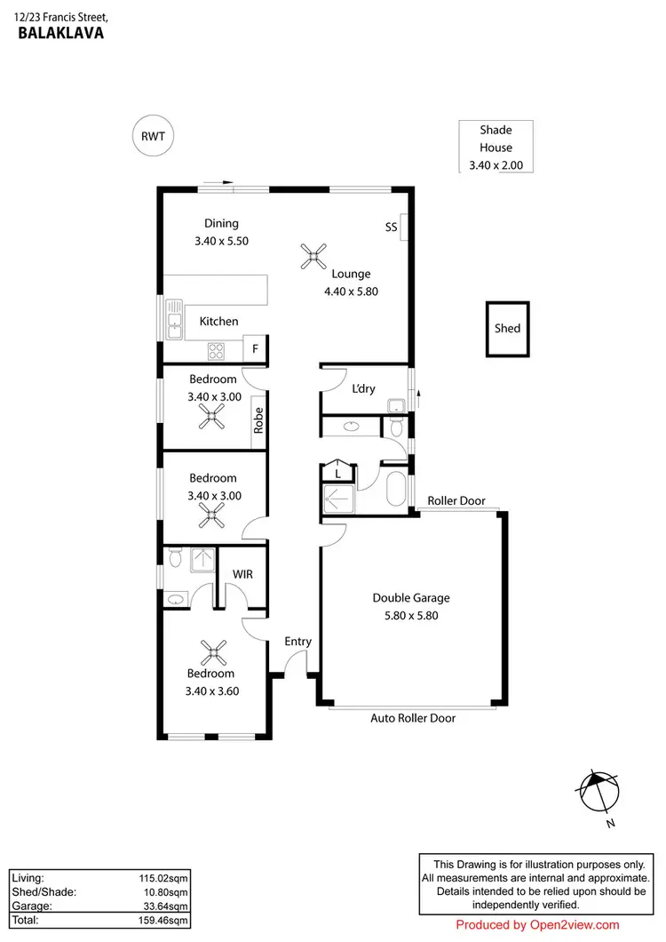 Floorplan of Homely house listing, 12/23 Francis Street, Balaklava SA 5461