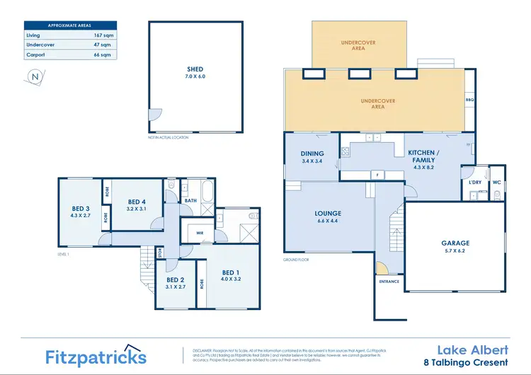 Floorplan of Homely house listing, 8 Talbingo Crescent, Lake Albert NSW 2650