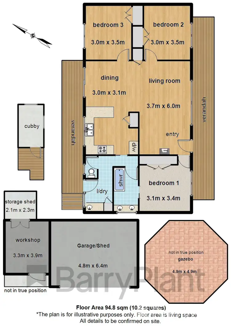 Floorplan of Homely house listing, 201 Emerald Monbulk Road, Monbulk VIC 3793