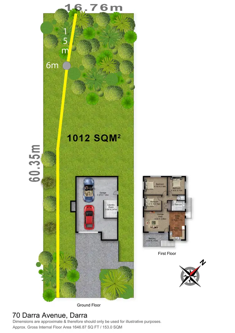 Floorplan of Homely house listing, 70 Darra Avenue, Darra QLD 4076