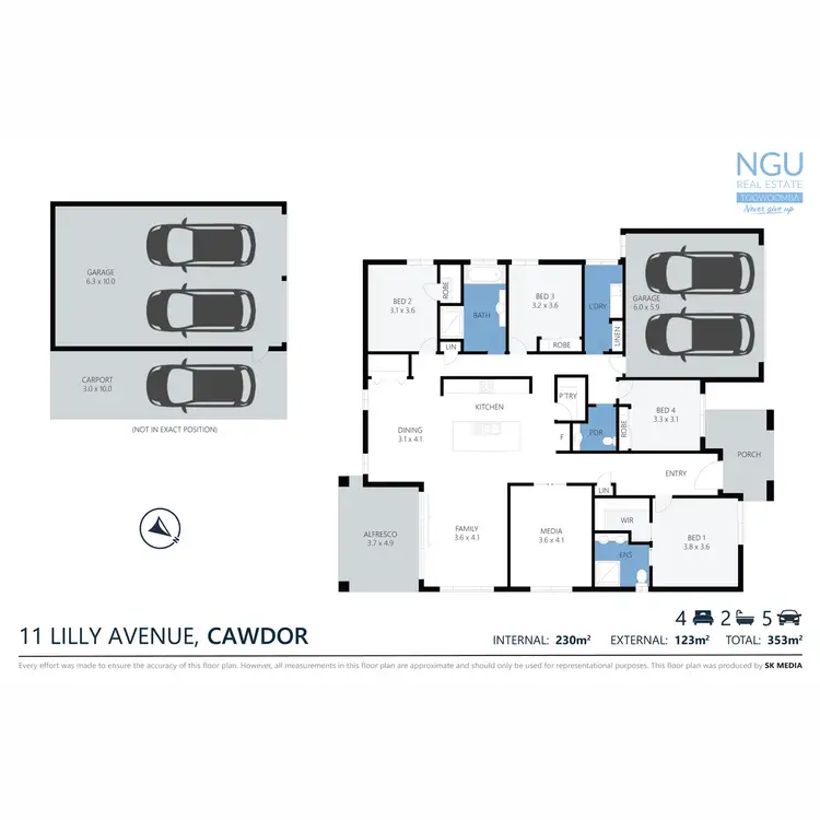 Floorplan of Homely house listing, 11 Lilly Avenue, Cawdor QLD 4352