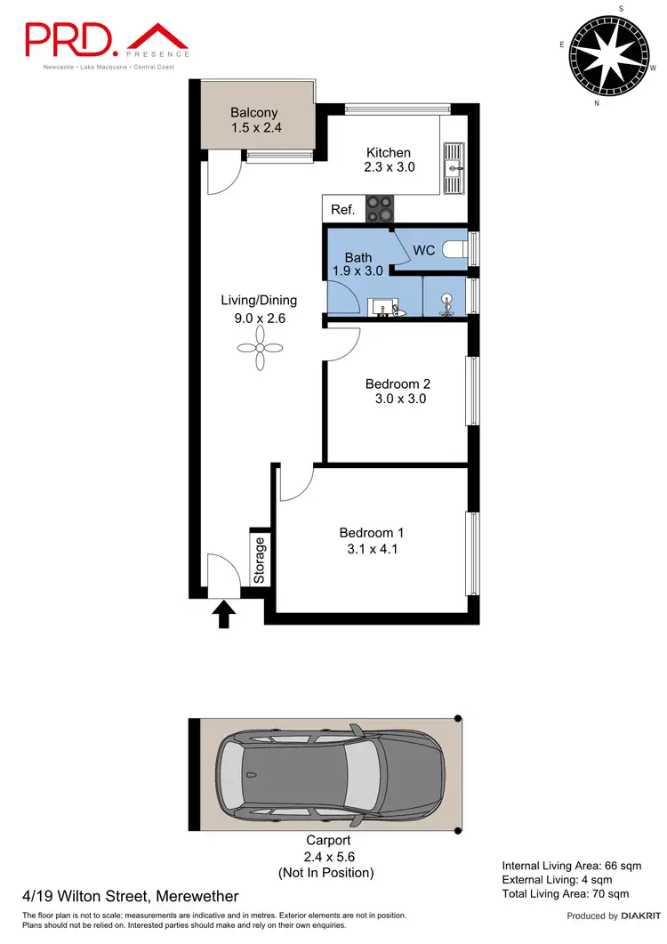 Floorplan of Homely apartment listing, 4/19 Wilton Street, Merewether NSW 2291