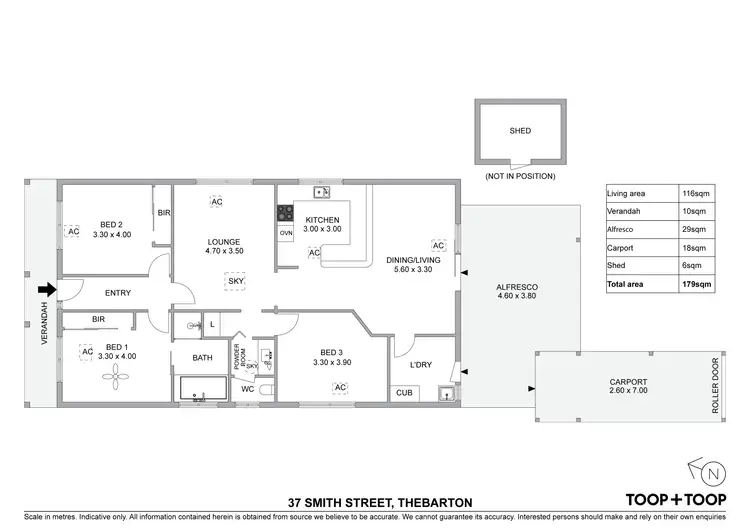 Floorplan of Homely house listing, 37 Smith Street, Thebarton SA 5031