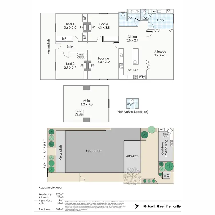 Floorplan of Homely house listing, 38 South Street, Fremantle WA 6160