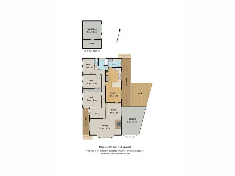 Floorplan of Homely house listing, 68 Beaconsfield Emerald Road, Emerald VIC 3782