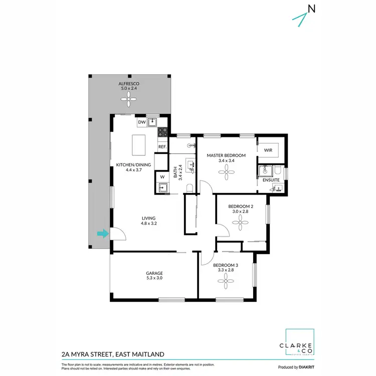 Floorplan of Homely house listing, 2A Myra Street, East Maitland NSW 2323