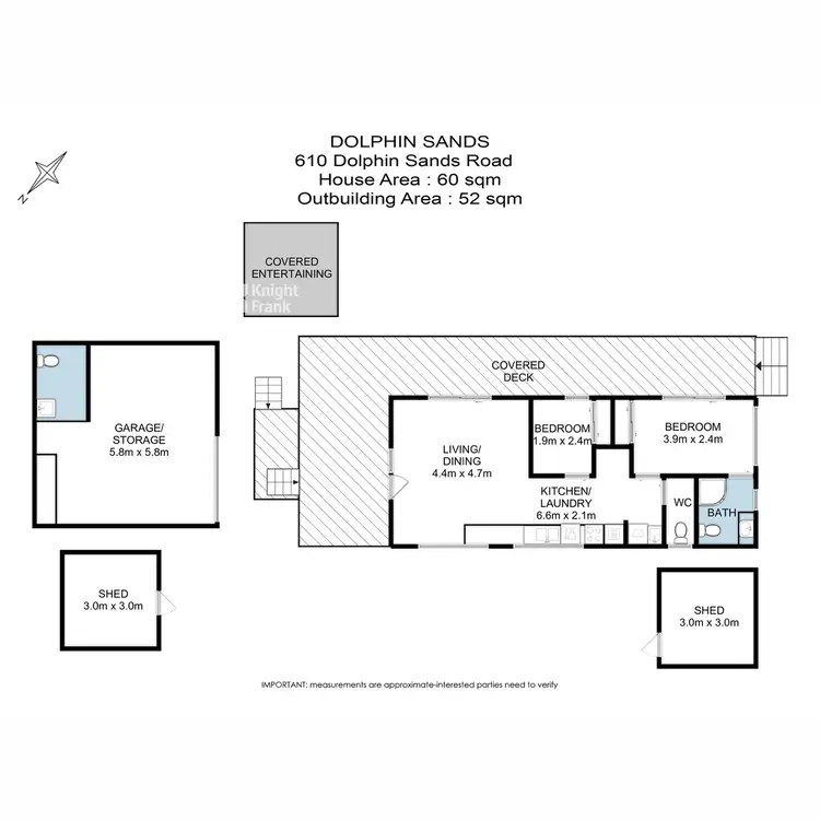 Floorplan of Homely house listing, 610 Dolphin Sands Road, Dolphin Sands TAS 7190